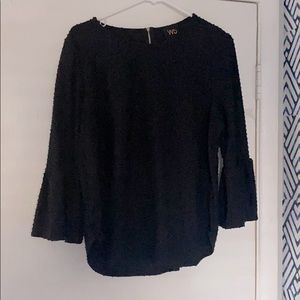Size L Black bell 3/4 sleeve Shirt
